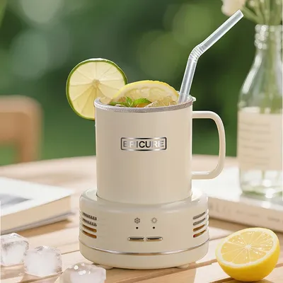 2 in 1 냉온 컵 음료 커피 머그 워머 쿨러 가정용 차량용 55 ° C 상온 유지 컵 급속 냉각 컵